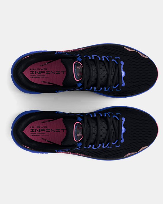 Men's UA HOVR™ Infinite 4 Run Anywhere Running Shoes, Black, pdpMainDesktop image number 2